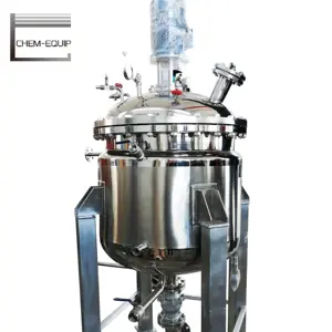 acrylic emulsion stainless steel jacketed reactor / agitated jacket reactor