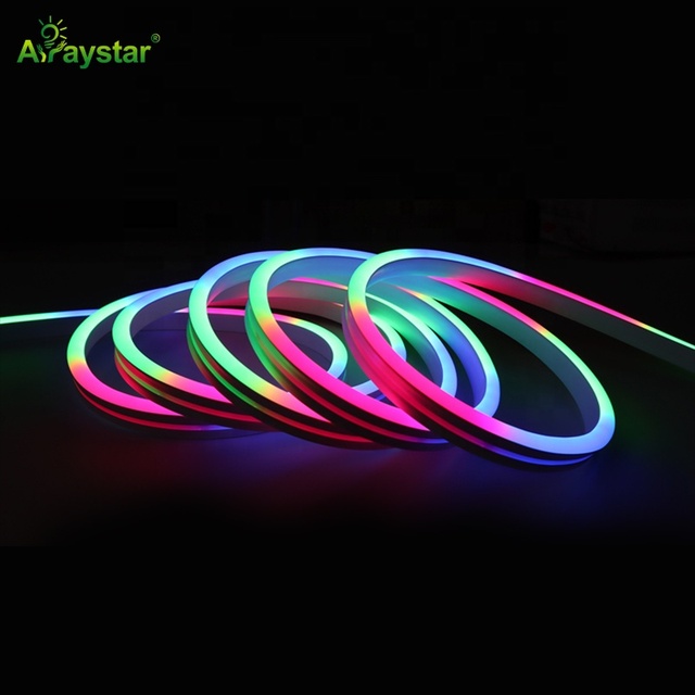 Addressable 08*16mm RGB LED Neon Strip IP67 24V Dream Color App and WIFI Remote Control Magic Color