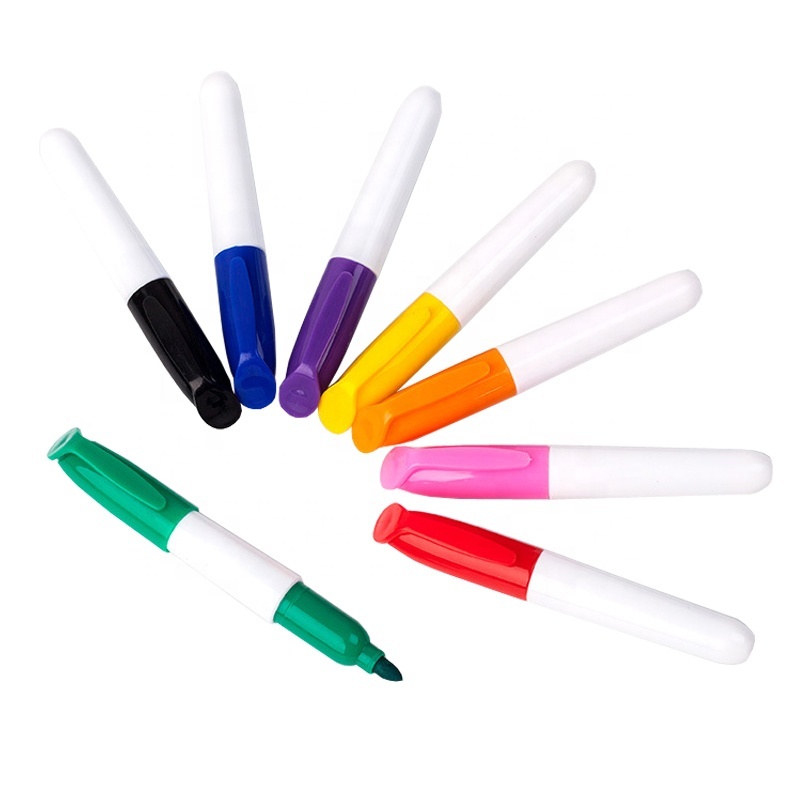 Mini Custom Whiteboard Marker Pen Set Cheap Office & School Supplies in White Color for Promotion