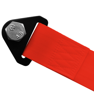 Sangle de remorquage rouge - Crochet de remorquage pour voiture, en tissu, rouge Simoni Racing - Product Image 3