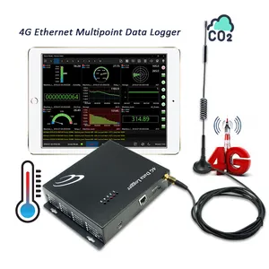 Co2 датчик температуры и влажности modbus ethernet измеритель мощности Регистратор данных 4G Modbus Аналоговый Цифровой сборщик данных