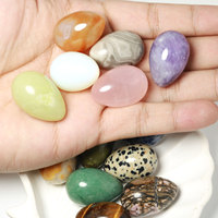 Pierre précieuse naturelle ovale, cristal de guérison Reiki, pierre semi-précieuse pour la décoration intérieure, protection personnelle, vente en gros, cadeau
