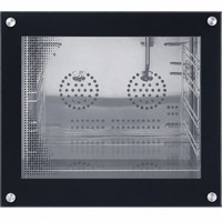 Four à vapeur à convection commercial JIEYI pour restaurants et hôtels, contrôle numérique, 3800W, 5 étagères, installation autoportante/encastrable