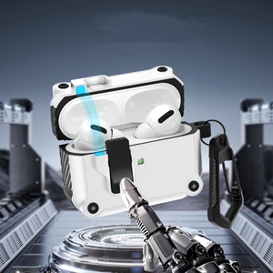 Para <span class=keywords><strong>Airpods</strong></span> <span class=keywords><strong>Pro</strong></span> <span class=keywords><strong>2</strong></span> <span class=keywords><strong>Protector</strong></span> de auriculares Estilo Mech Cubierta DE PROTECCIÓN DE AURICULARES duros para <span class=keywords><strong>AirPods</strong></span> 3 Generación - Product Image 1