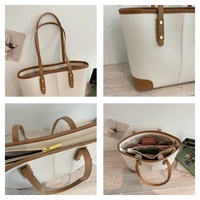 Sac bandoulière femme en cuir PU avec fermeture éclair, doublure polyester, sac fourre-tout portable, nouvelle collection, vente en gros usine