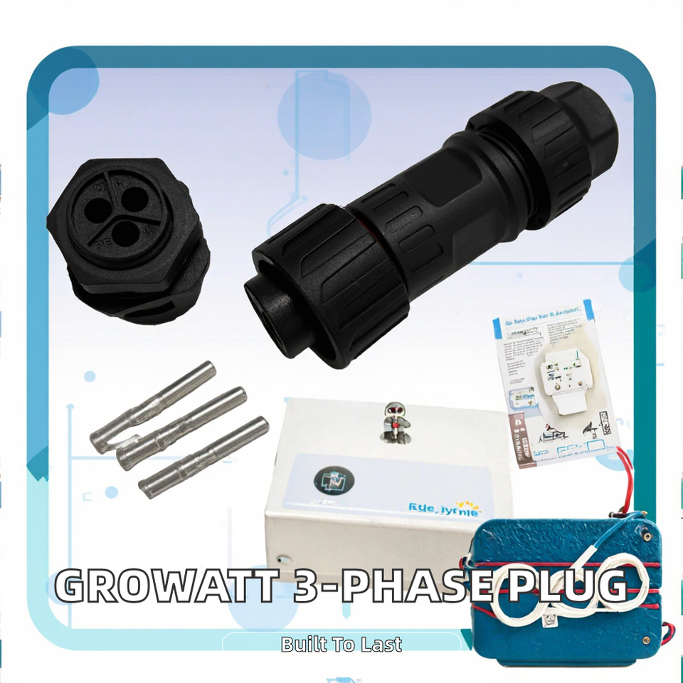 Growatt 3-Phase AC Plug for Growatt Inverter MIN 3600TL-X IP67 Copper ...