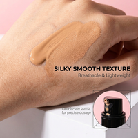 Fond de Teint Liquide Haute Qualité Couvrance Totale Longue Durée Marque Privée Fini Mat Imperméable Maquillage Liquide OEM ODM