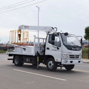 Grue télescopique montée sur camion Foton 4x2 de 3,2 tonnes, grue mobile de 4 tonnes avec benne à vendre - Product Image 4