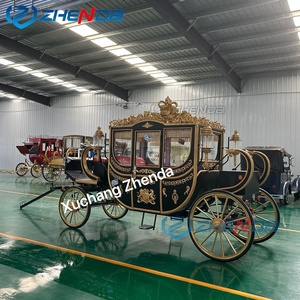 2026 Calèche de mariage et de tourisme avec auvent, double fonction : calèche à chevaux / calèche électrique de tourisme - Product Image 3