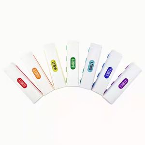 Organisateur hebdomadaire en PU de haute qualité OEM, étui de voyage 7 jours 28 compartiments en PP/ABS, motif losanges arc-en-ciel, étui à pilules tendance en gros avec logo personnalisé - Product Image 4