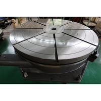 Table rotative horizontale de grande taille 1250 mm, table d'indexage manuelle, accessoire pour machine-outil de fraisage