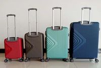 Nouvelle conception, valise à roulettes ABS 16 pouces, 20 pouces, 24 pouces, 28 pouces, ensemble de 4 valises, coque rigide, valise de voyage
