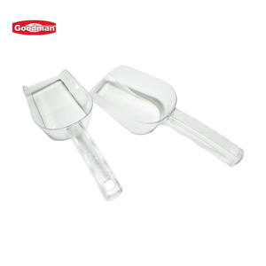 透明环保透明/银色PC塑料平底厨房用具面粉粉米勺糖果配件 - Product Image 2