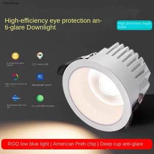 Moderna Lámpara LED Empotrada de Aluminio, Fundición a Presión, Antideslumbrante, Iluminación Interior Oculta de 90 mm, IP65, para Sala de Estar, Dormitorio, Hotel - Product Image 2