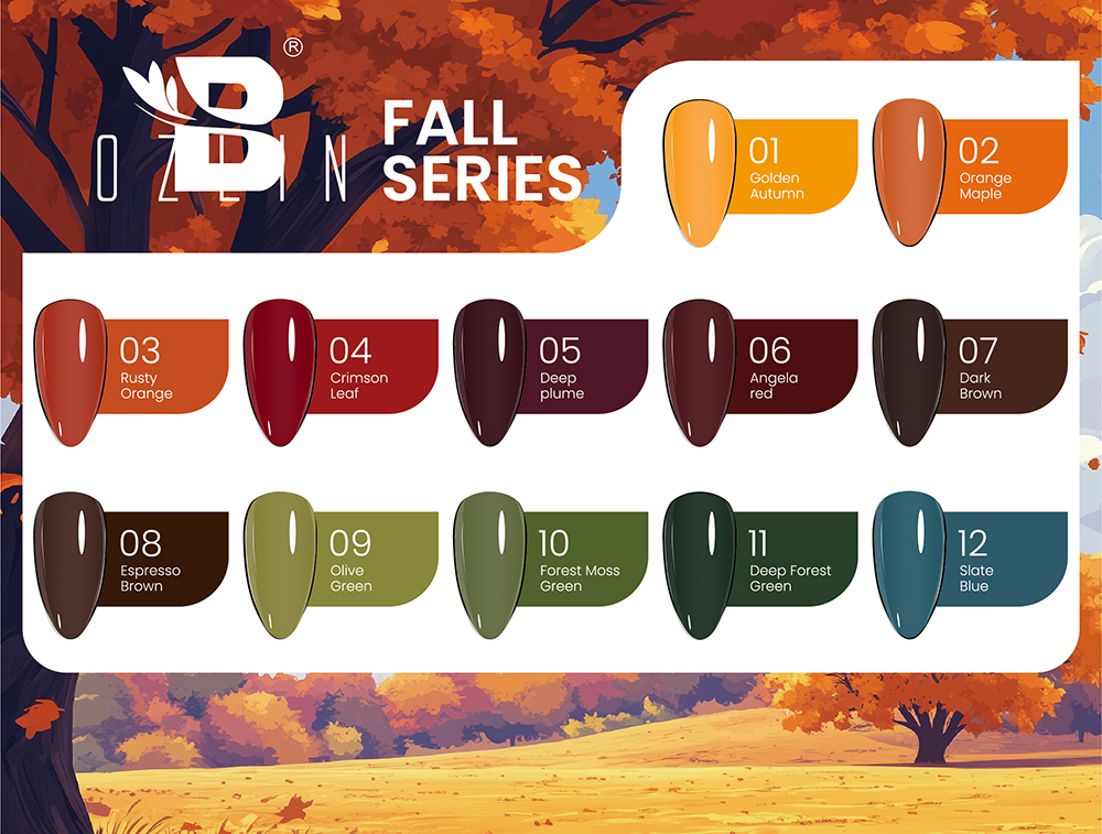 Échantillon gratuit de 6 pièces - Collection Automne