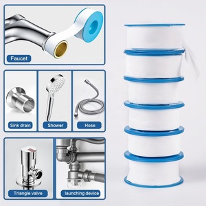 Ruban adhésif imperméable en PTFE Bingtao, 2 mètres, bleu, ruban d'étanchéité pour la plomberie et le CVC - Product Image 2