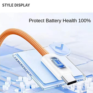 Câble USB tressé en nylon de 1 m, Type C vers Type C, câble PD pour Samsung S25, charge rapide 60W, câble de données USB C pour <span class=keywords><strong>iPhone</strong></span> 15 16 17 Air - Product Image 3