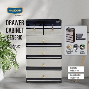 ตู้ลิ้นชักอเนกประสงค์ (5 ชั้น) ที่มีช่องเก็บของกว้างขวางและทนทาน ออกแบบมาเพื่อจัดเก็บสิ่งของสำคัญให้เรียบร้อยและเป็นระเบียบ - Product Image 3