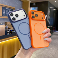 Nouvelles Couleurs Tendance Coque Magnétique pour iPhone 18 17 Pro Max Coque Arrière Rigide en PC Protection Magnétique Forte Antichoc