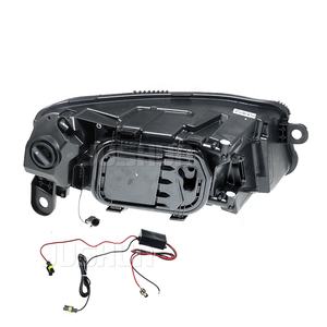 JUSHUN 12V LED double lentille 05-11 feux de jour assemblage adapté pour la nouvelle <span class=keywords><strong>Audi</strong></span> <span class=keywords><strong>A6</strong></span> phare course cheval lumière qui coule - Product Image 4