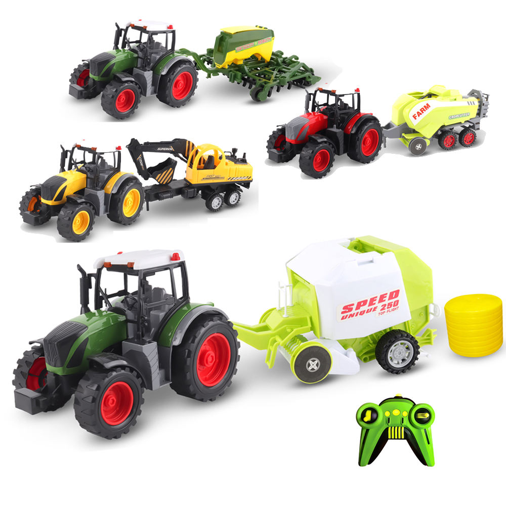 1/10 Scale 27MHZ 4CH RC Farmer Truck Fun for Kids Adults