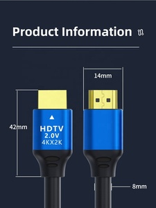 Cable hdmi 4k chapado en oro, 60hz, 1080p, 3D, 5m, 10m, 15m, 20m, 30m, 50m, cable de <span class=keywords><strong>fibra</strong></span> óptica para móvil a <span class=keywords><strong>tv</strong></span> - Product Image 5