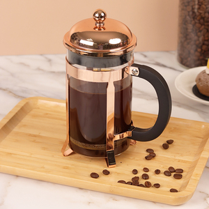 <span class=keywords><strong>Meilleure</strong></span> vente piston à café en verre borosilicaté portable presse française classique à double maille en acier inoxydable de qualité alimentaire - Product Image 3