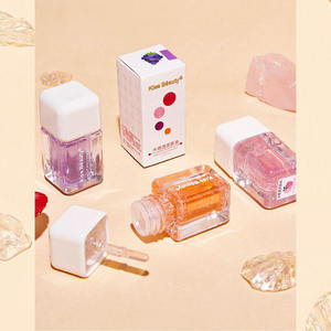 Gloss à lèvres hydratant et nourrissant, scintillant, saveur fruitée, avec grand pinceau, transparent, végétalien, hydratant, pour la vente en gros et marque privée - Product Image 5