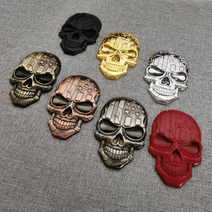 Adesivo in Metallo con Design a Teschio per Moto Elettriche Harley, Decalcomania Harley per Modifiche e Decorazioni - Product Image 6