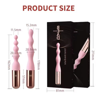 Analkugeln Vibrator Butt Plug Prostata-Massagegerät Dildo Vibrator Klitoris-Stimulator Anale Sexspielzeuge für Frauen Männer Masturbation