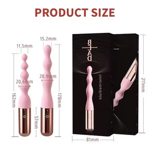 Vibrador de Bolas Anales, Tapón Anal, Masajeador de Próstata, Vibrador Dildo, Estimulador de Clítoris, Juguetes Sexuales Anales para Mujeres y Hombres, Masturbación - Product Image 6