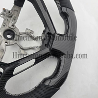 Volant de direction en cuir perforé en fibre de carbone pratique et en vente chaude, compatible avec les voitures Infiniti G27 G37