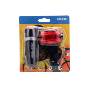 Yueli Power Beam Bicycle Lights Front And Rear Led Set Waterproof For <b>Cycling</b> - Product Image 5