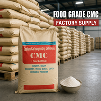 Carboximetilcelulosa (CMC) en Polvo, Ingrediente Alimentario a Granel de Viscosidad Personalizada para Helados, Bebidas y Salsas