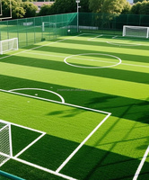 Ubin Rumput Sintetis Berkualitas Tinggi 25mm - Harga Pabrik Langsung untuk Lapangan Sepak Bola, Taman, Karpet Rumput Buatan