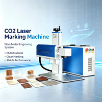 Machine de marquage laser CO2 portable Huike Spot Fine 30W CNC pour tissu en jean, motif serviette