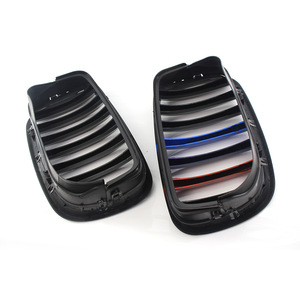 Calandre BMW pour X5 X6 E70 E71 2007-2013 Noir Brillant Style M Pare-chocs Avant en Plastique ABS Pièce de Rénovation et Amélioration - Product Image 3
