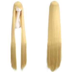 Peluca Sintética Ainizi al por Mayor, de 150 cm de Largo, Lisa, Resistente al Calor, de Color Sólido, para Cosplay de Halloween - Product Image 6