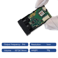 Sensor de distancia IR de puerto serie USB para Arduino Sensor de distancia de fase Digital RS232 Sensor de medición láser de salida UART