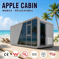 Fournisseur en gros de maisons modulaires préfabriquées Apple Cabin pour les projets de distribution à l'étranger