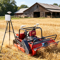 Tondeuse robot à chenilles à essence avec GPS, homologuée CE EPA, télécommandée pour l'entretien des pelouses en pente agricoles
