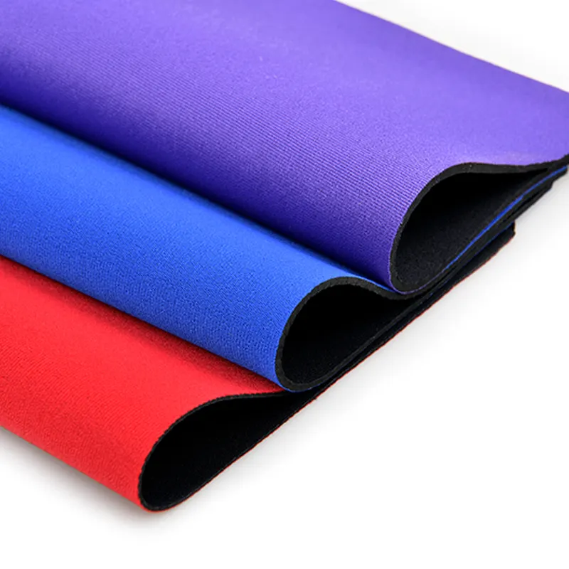 Soft SBR Rubber Fabric Nylon Polyester Neoprene Material Wholesale Colorful Pattern 3mm 7mm Neoprene Fabric