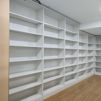 Étagère en acier industriel Étagère de bibliothèque robuste Étagère de rangement de livres pour bureau/maison/bibliothèque