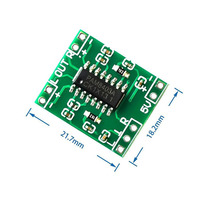 PAM8403 Module amplificateur Audio classe D Mini carte d'alimentation numérique 2x3W entrée 2.5-5V pour accessoires de produits Audio