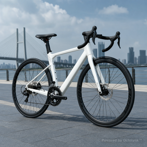 Bicicletta <span class=keywords><strong>da</strong></span> Strada in Lega di Alluminio 700 x 28C, Opzioni 16 18 20 Velocità, Freno a Disco, Forcella Rigida per Ciclismo su Strada - Product Image 2