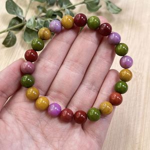 Bracelet en pierre naturelle, perles de verre colorées, énergie Reiki, exportateur expérimenté de qualité supérieure, inspection par un tiers - Product Image 1
