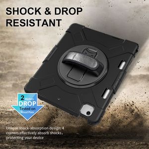 360 Xoay Dây Đeo Tay Nhiệm Vụ Nặng Nề Chống Sốc Máy Tính Bảng Rugged Trường Hợp Cho <span class=keywords><strong>Ipad</strong></span> Không Khí 6th Thế Hệ Trường Hợp Cho <span class=keywords><strong>Ipad</strong></span> Không Khí 13 2024 - Product Image 2