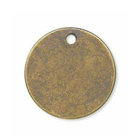 Dongguan rich – disque d'estampage rond en aluminium anodisé, disque en laiton personnalisé
