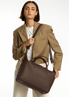 Sac à Langer en Cuir Haut de Gamme Sur Mesure Imperméable Portable Grande Capacité pour Bébés et Mamans