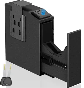2023New Design Gun Safe Box per la casa minimarket bar banks blue silent fingerprint electronic digital lock metal gun